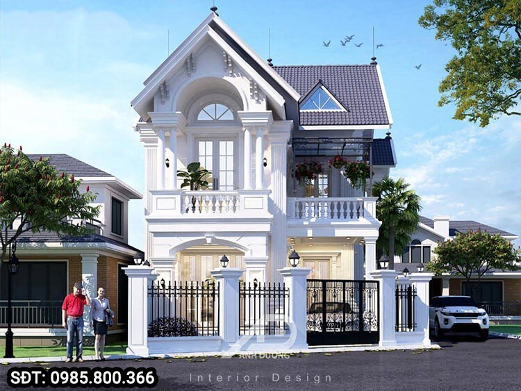 500 mẫu nhà đẹp 2 tầng được xây nhiều nhất 2022. 1 nhà 2 tầng mái thái